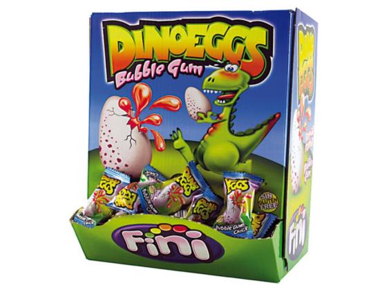 Fini Dino Eggs Bubble Gum 200 Stuks