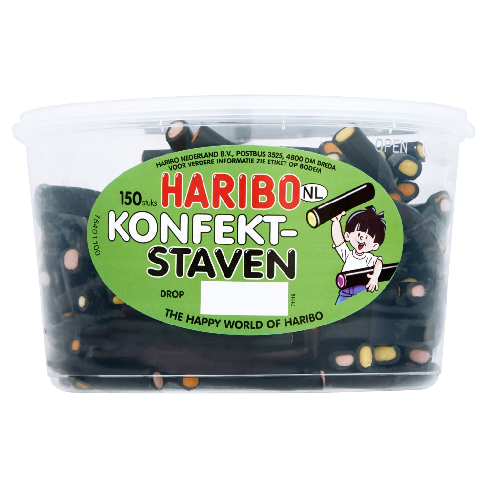 Haribo Konfektstaven 150 Stuks