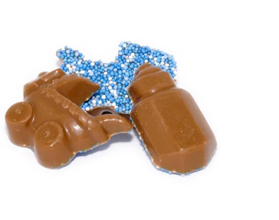 Wiegje & Melkfles Blauw Doos 2,5 Kilo