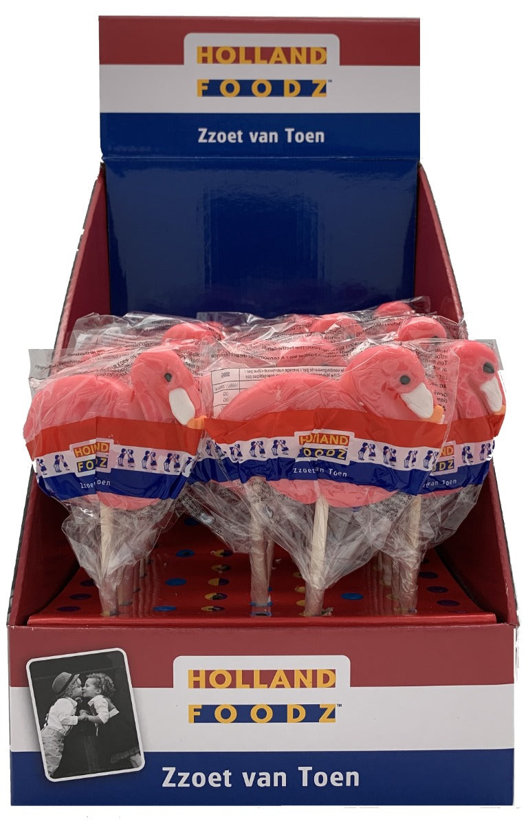 Flamingo Lolly - 24 Stuks
