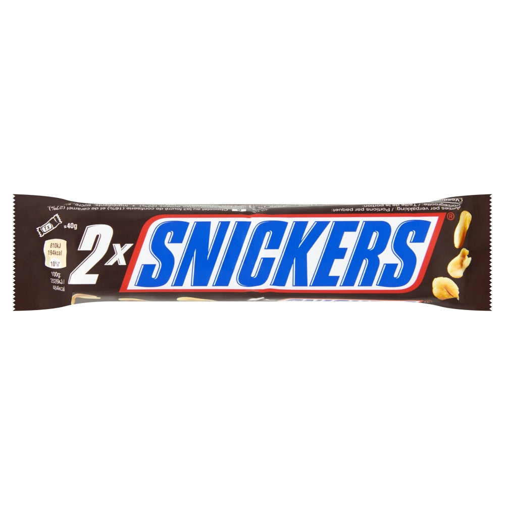 Snickers 2 Pack Chocolade Reep 51 Gram