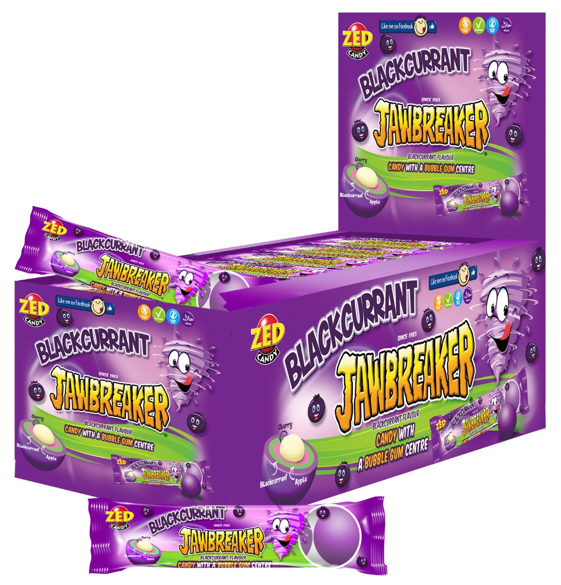 Jawbreakers Blackcurrent 4-Pack