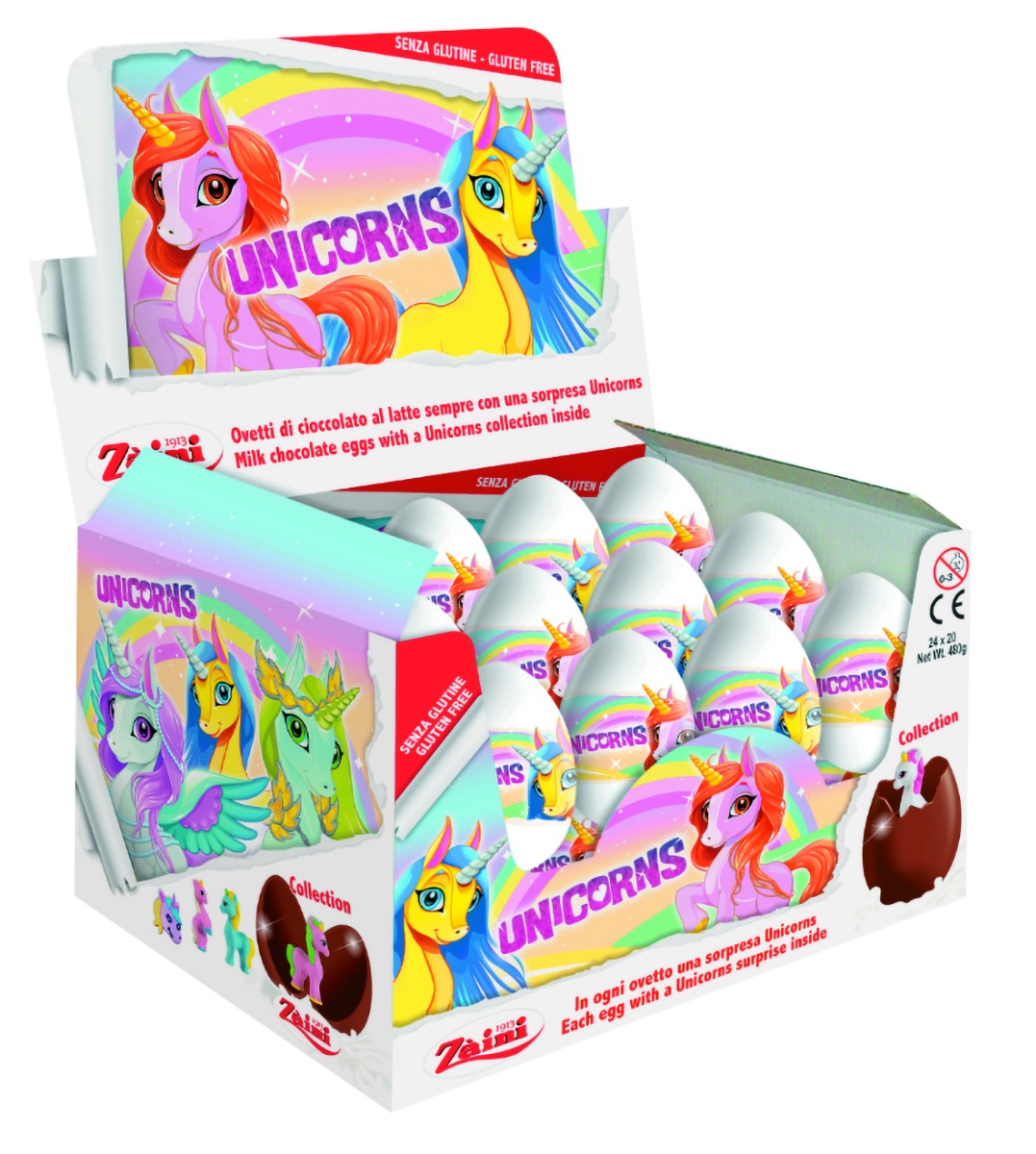Surprise Ei Chocolade Unicorn Doos - 24 x 20 Gram