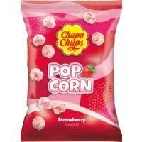 Chupa Chups Popcorn Strawberry 90 Gram