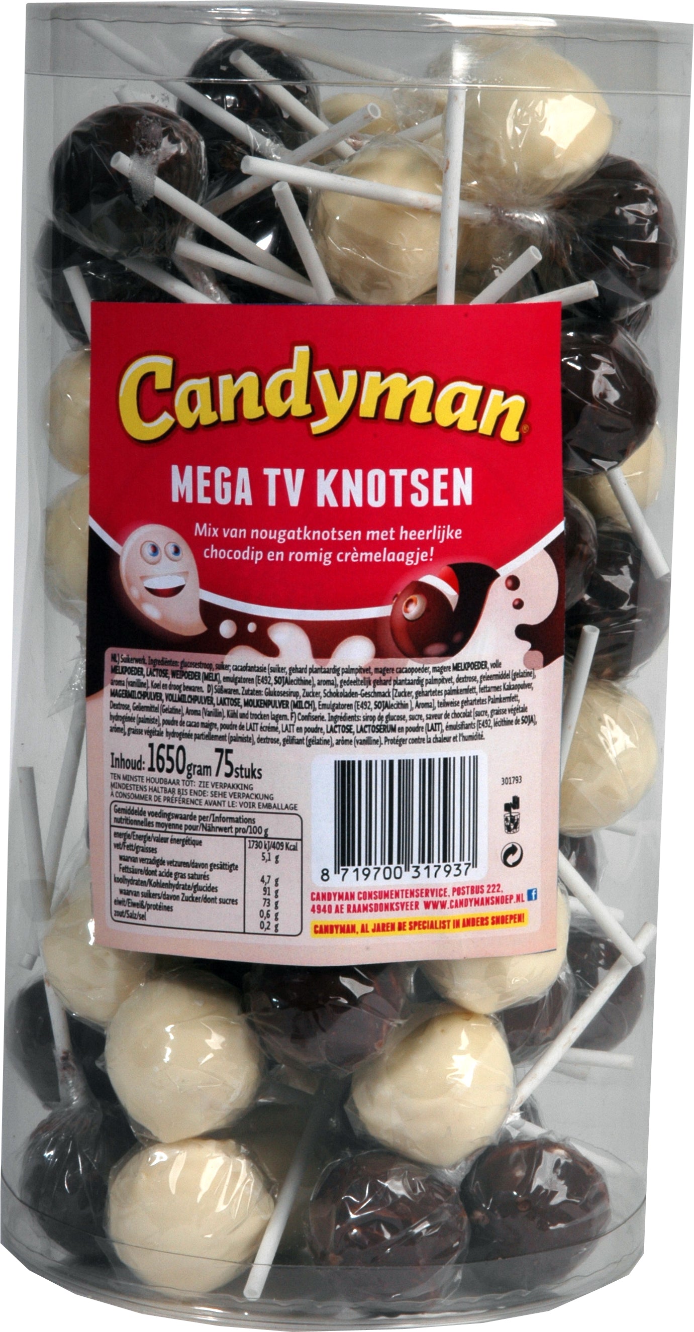 Mega TV Knotsen - 75 Stuks