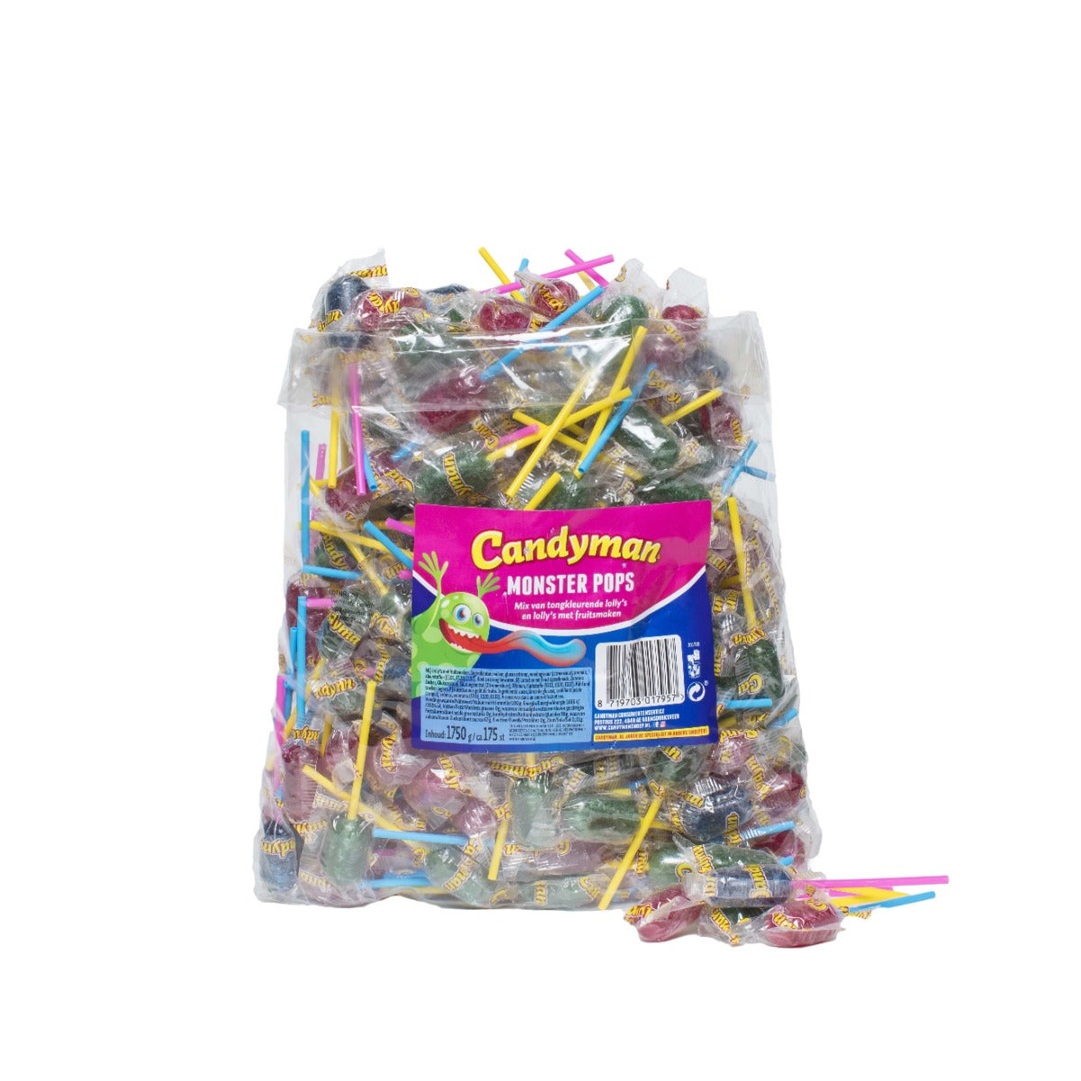 Candyman Lolly's Monster Pops 175 Stuks
