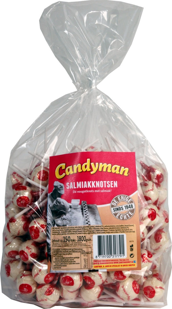 Candyman Lolly's Salmiak 150 Stuks