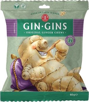 Gin Gins Ginger Chews 60 Gram