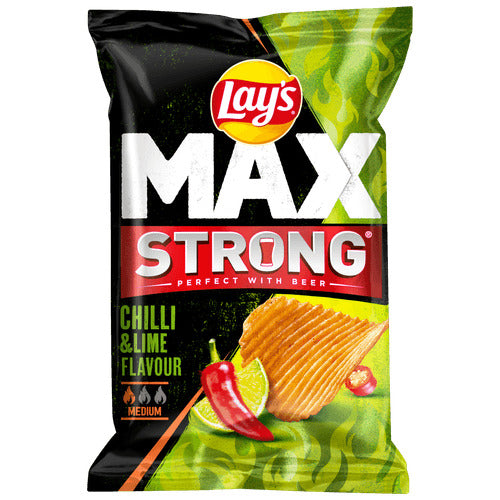 Lays Strong Chilli Lime 9 x 150 Gram