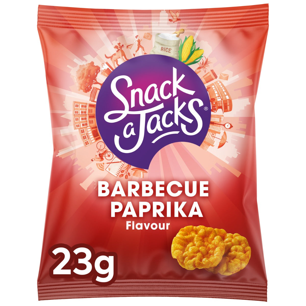 Snack a Jacks Barbecue Paprika 23 Gram