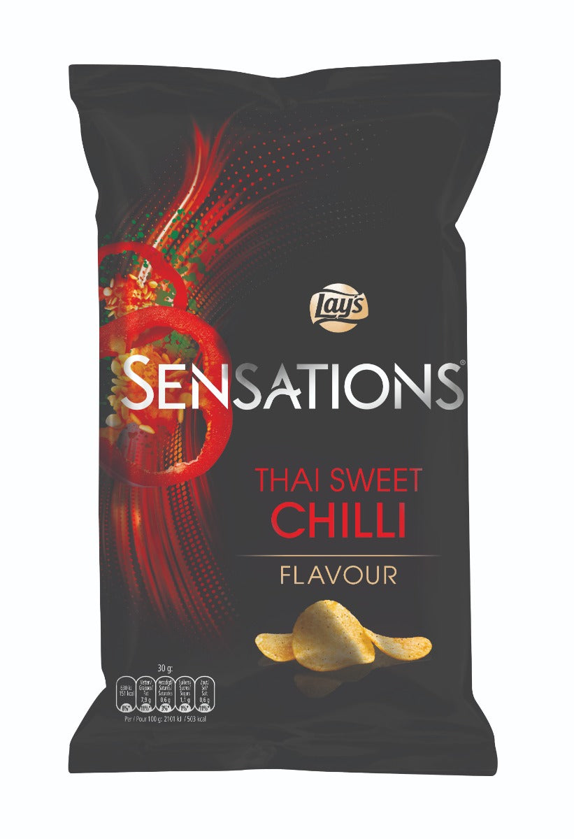 Lays Sensations Thai Sweet Chili 22 x 150 Gram