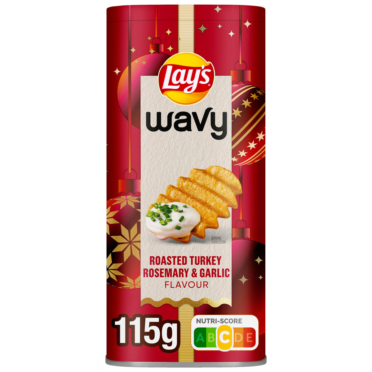Lays Wavy Roasted Turkey 8 X 115 Gram