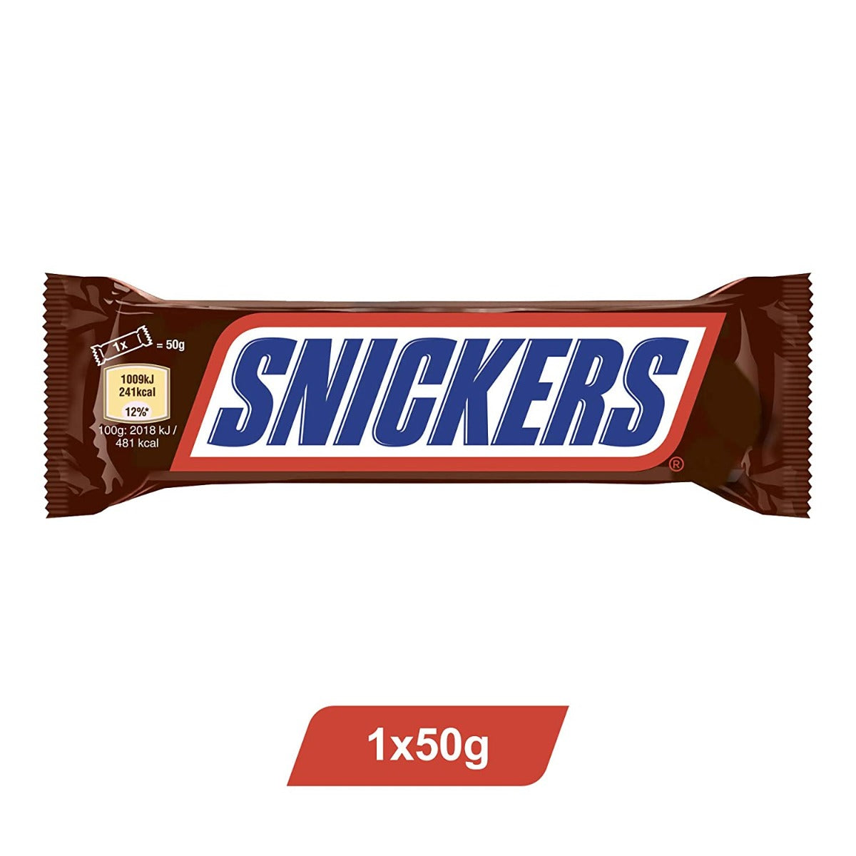 Snickers Single Chocolade Reep 51 Gram