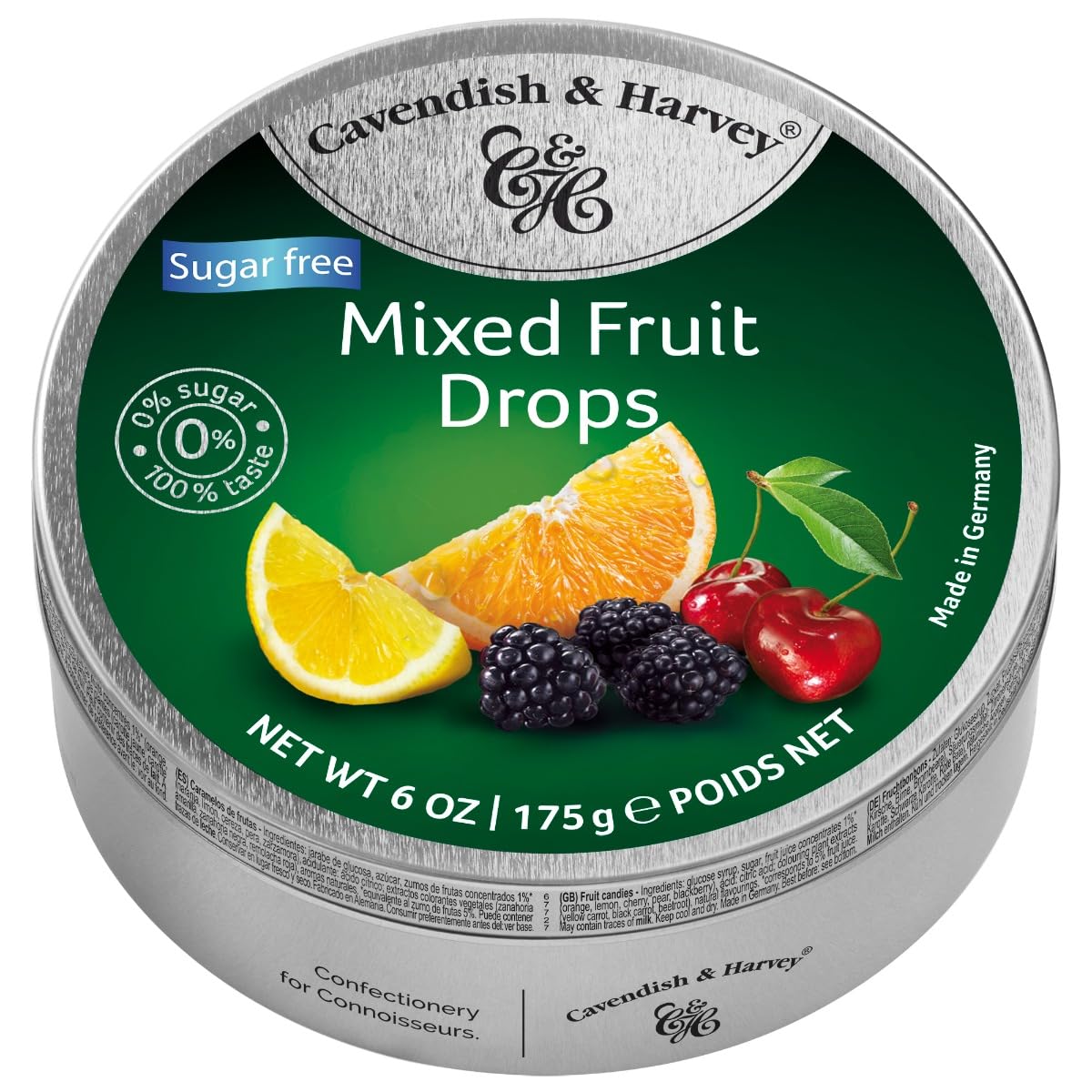 Cavendish & Harvey Mixed Fruit Suikervrij 9 x 175 Gram