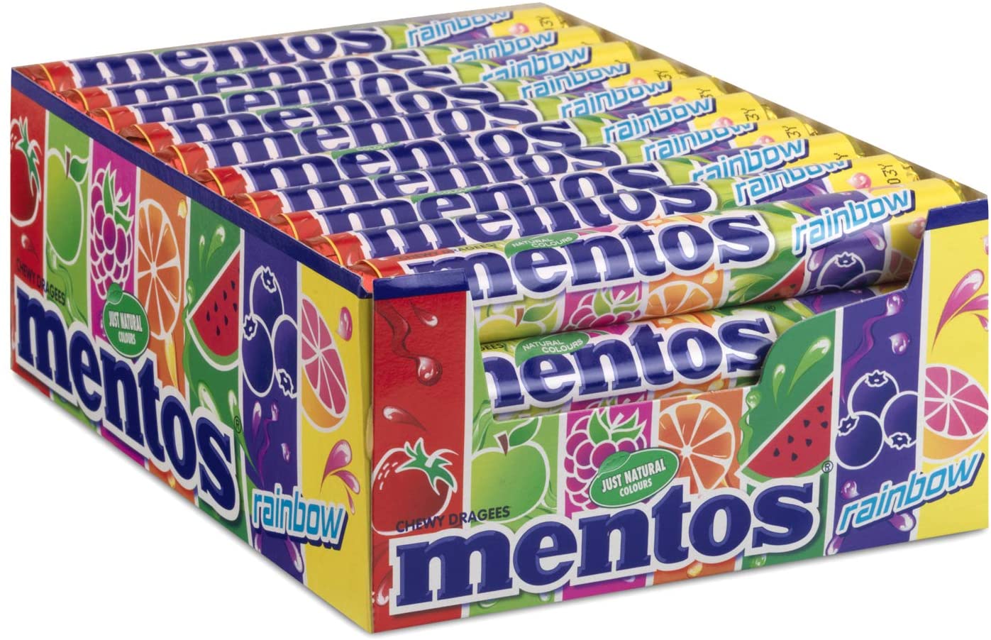 Mentos Rol Rainbow Doos - 40 x 38 Gram