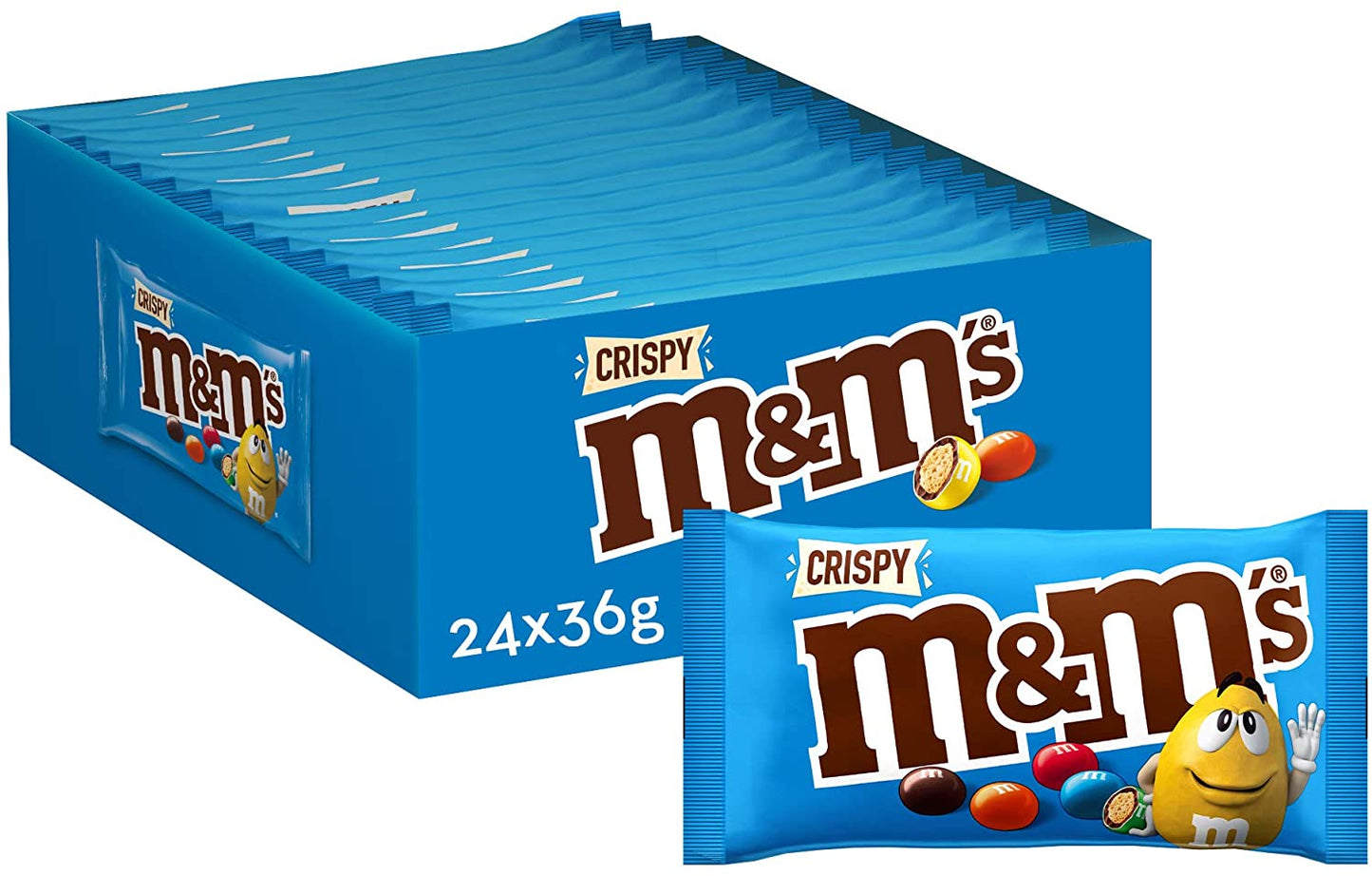 M&M's Crispy Single - 24 x 36 Gram