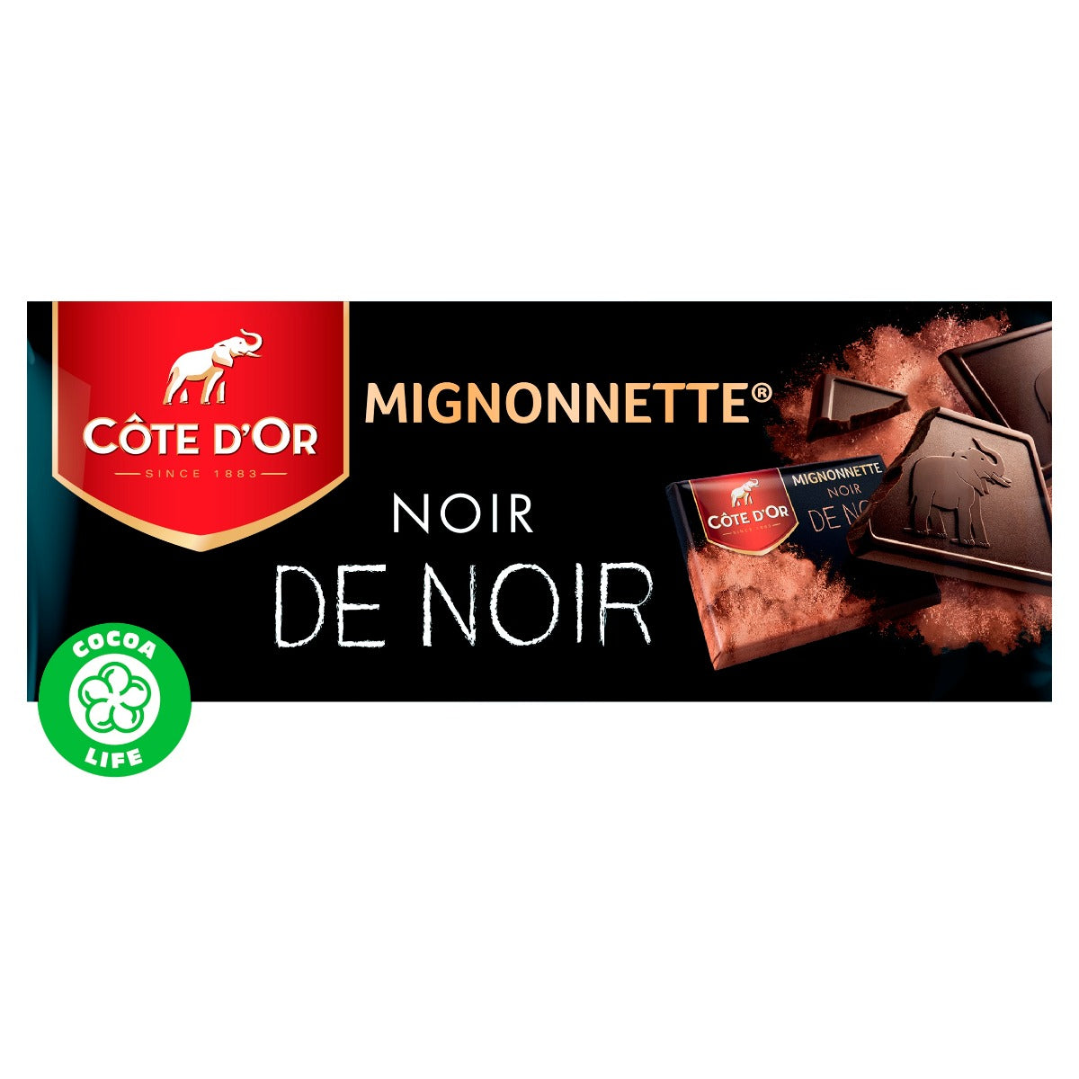 Cote D'Or Mignonnettes Noir 24 x 10 Gram - 12 Stuks