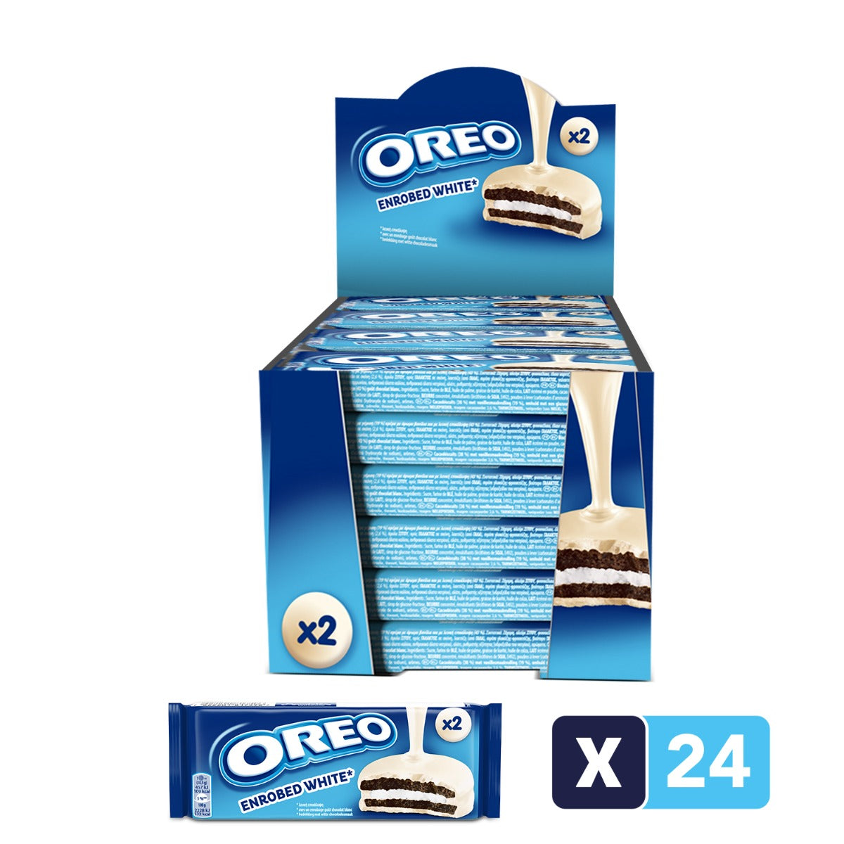 Oreo Covered White 24 x 41 Gram