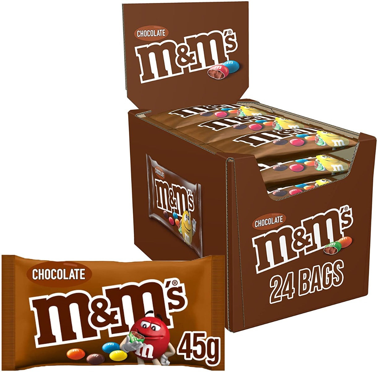 M&M's Choco Single - 24 x 45 Gram