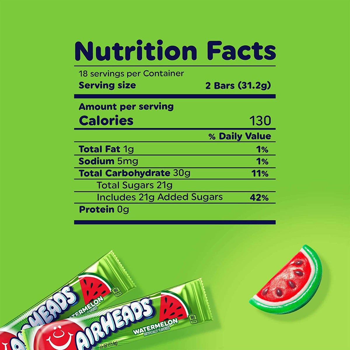 Airheads Watermeloen 36 X 16 Gram