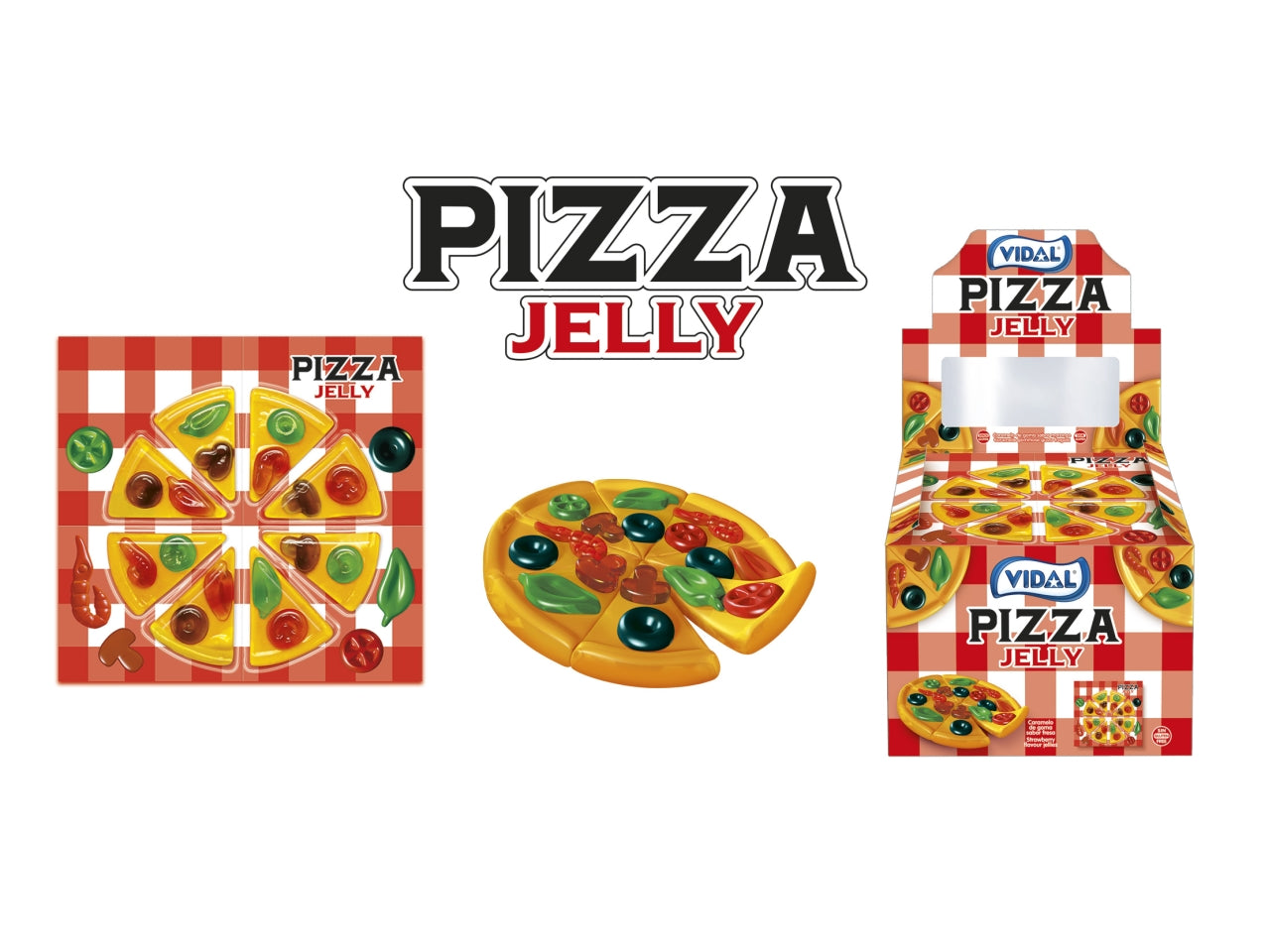 Vidal Jelly Blister Pizza 11x66 gram