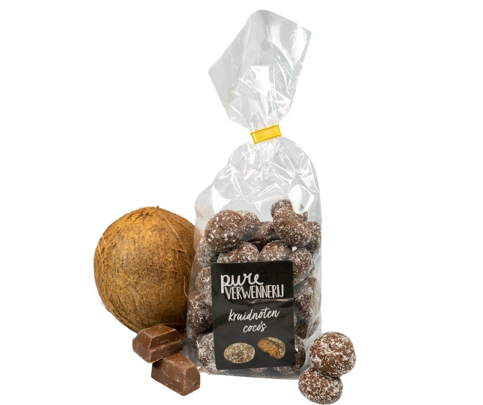 Pure Verwennerij Kruidnoten Cocos 225 Gram