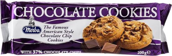 Merba Chocolate Cookies 200 Gram