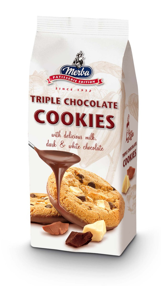 Merba Triple Chocolate Koekjes 200 Gram