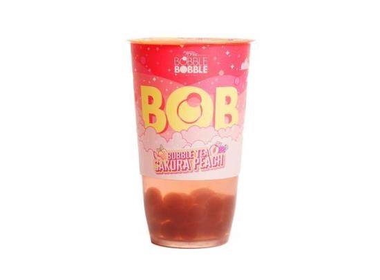 BOB Bubble Tea Sakura Peach 9x360ML