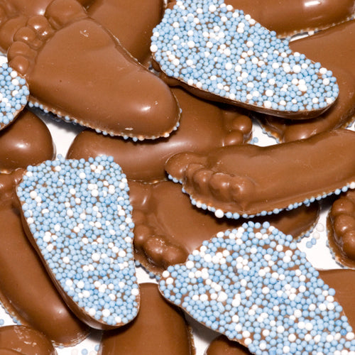 Babyvoetjes Blauw Wit 2,5 Kilo