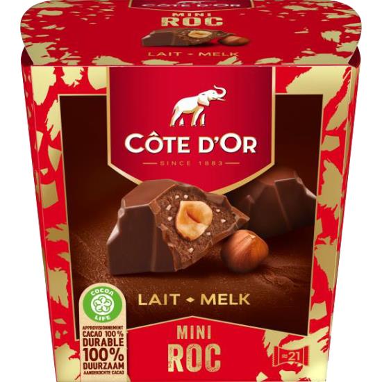 Cote D'or Mini Roc Melk 195 Gram