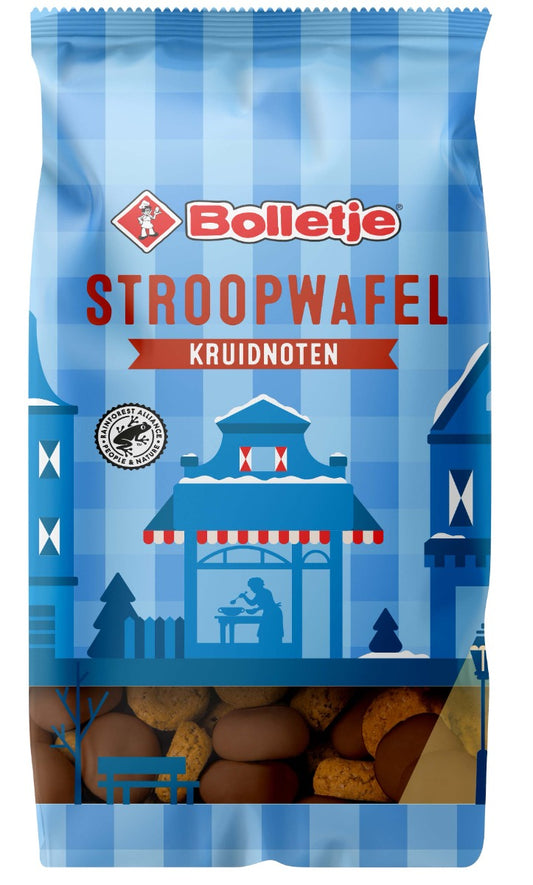 Chocolade Kruidnoten Stroopwafel 12 x 250 Gram