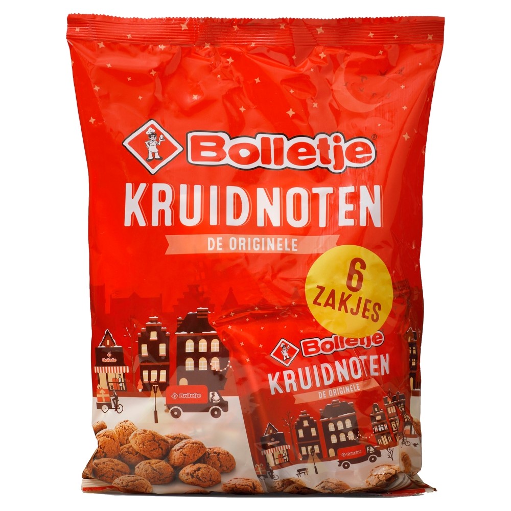 Bolletje Kruidnoten In Zakjes 6 x 50 Gram