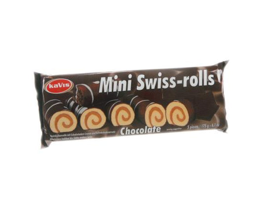 Mini Swiss Roll Chocolade 175 Gram