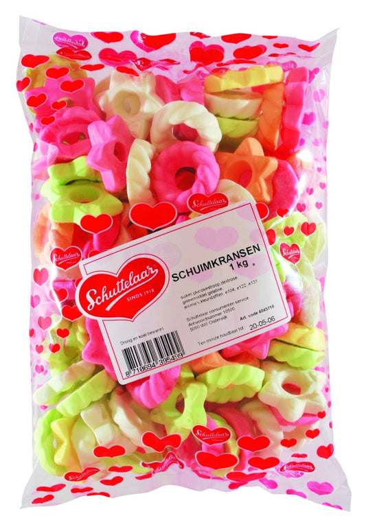Schuttelaar Schuimkransjes 1 Kilo