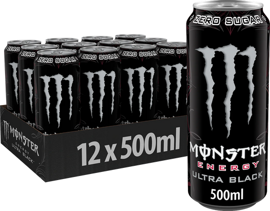 Monster Energy Ultra Black 12x500ML