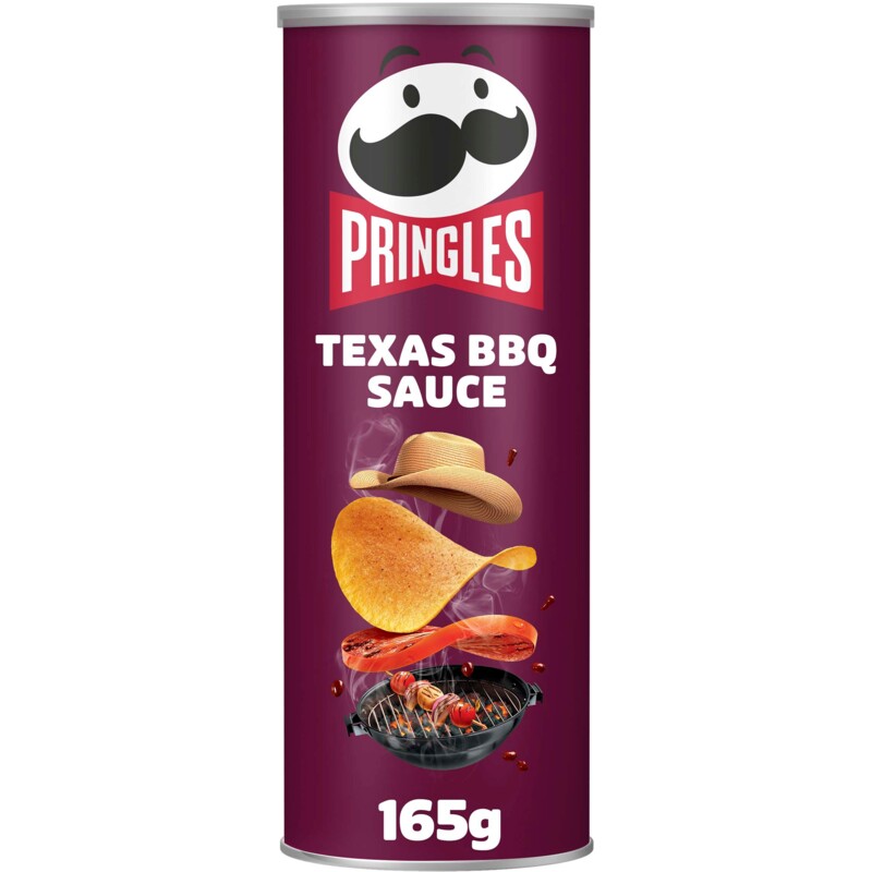 Pringles Texas BBQ Sauce Doos 19 x 165 Gram