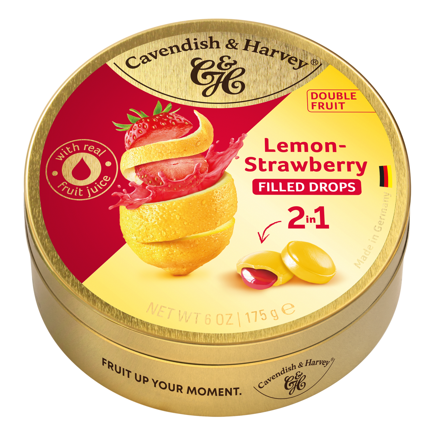 Cavendish & Harvey Doublefruit Lemon Strawberry 175 Gram