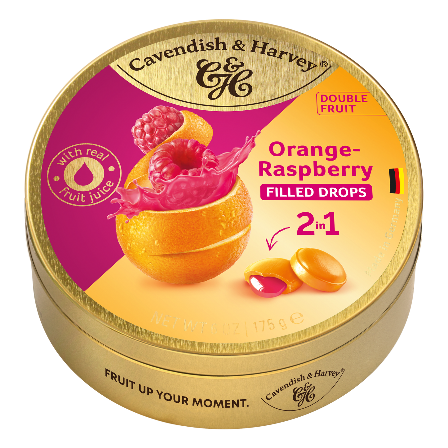 Cavendish & Harvey Doublefruit Orange Raspberry 175 Gram