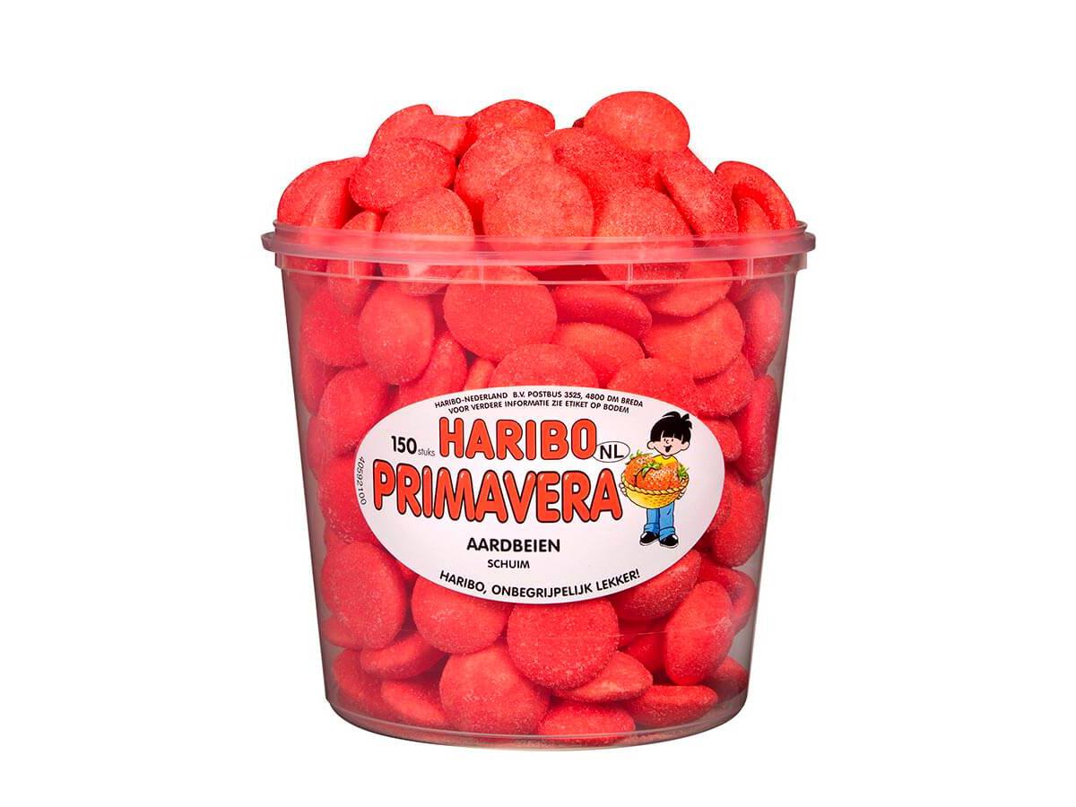Haribo Aardbei Schuim Primavera 150 Stuks