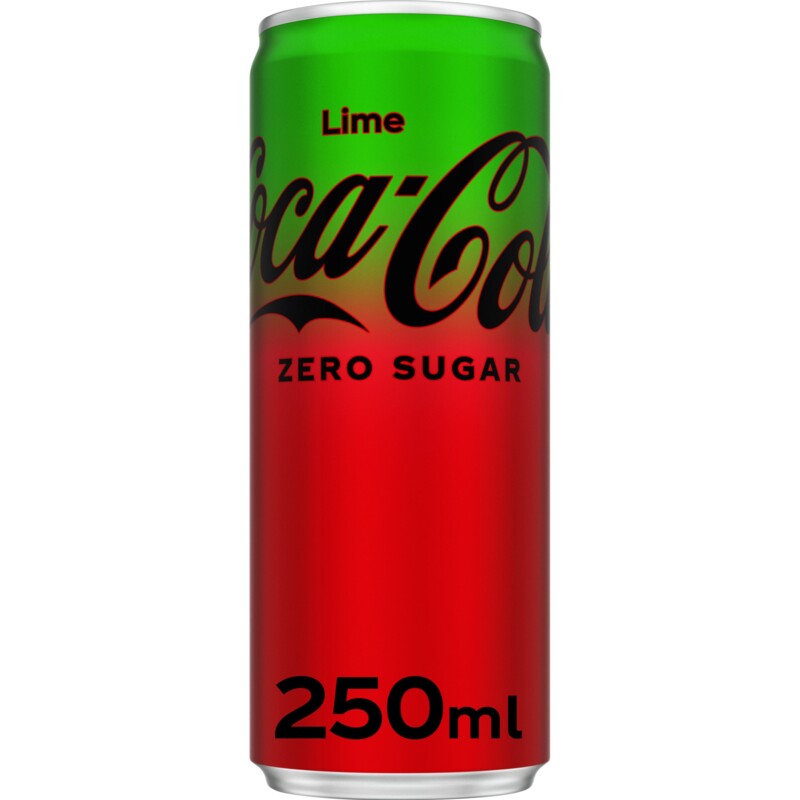 Coca Cola Lime Zero Tray 12 x 25CL