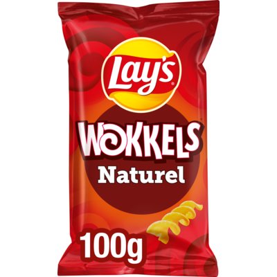 Lays Wokkels Naturel 100 Gram