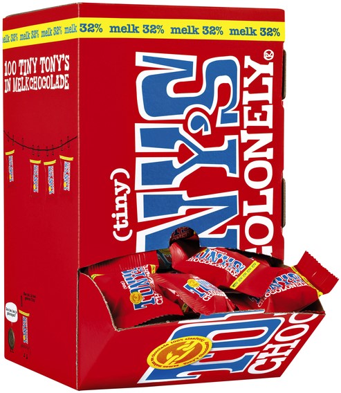 Tony's Chocolonely Tiny's Melk - 100 Stuks