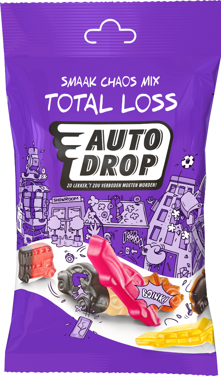 Autodrop Smaak Chaos Mix Total Loss Snackpack (85 gram)
