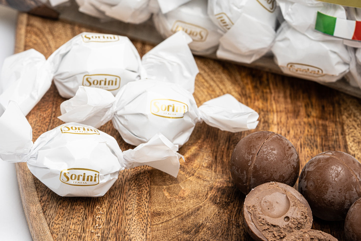 Sorini Melk Pralines Witte Wikkel 1 Kilo