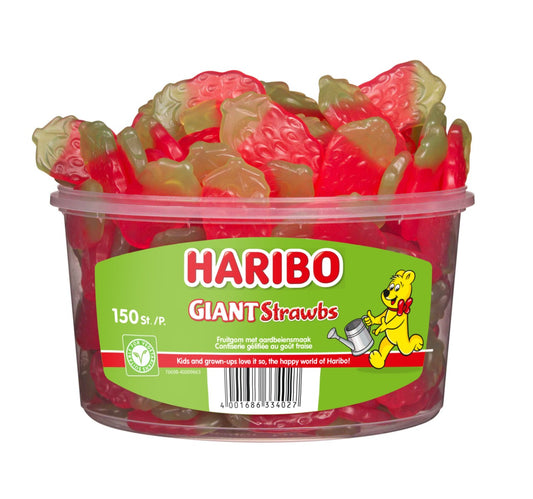 Haribo Aardbeien 150 Stuks