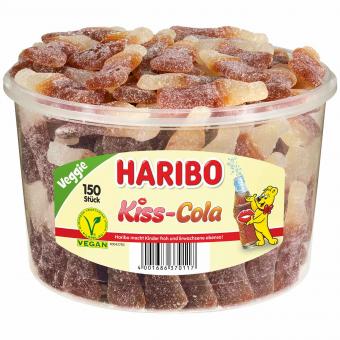 Haribo Zure Cola Flesjes Kiss Cola 150 Stuks