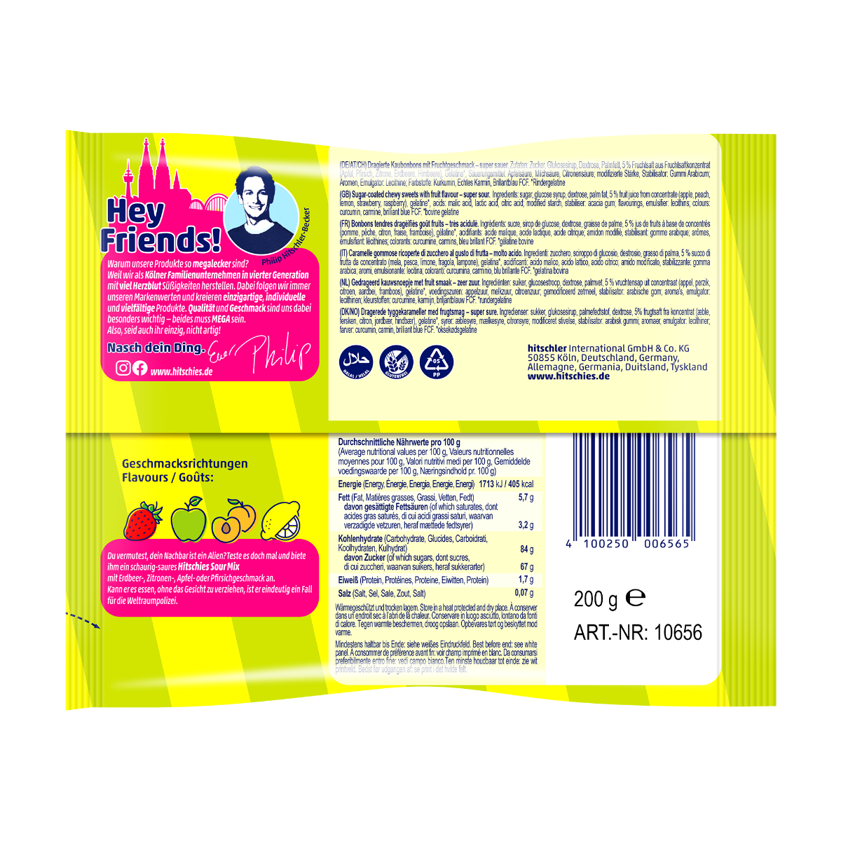 Hitschies Zuur 200 Gram