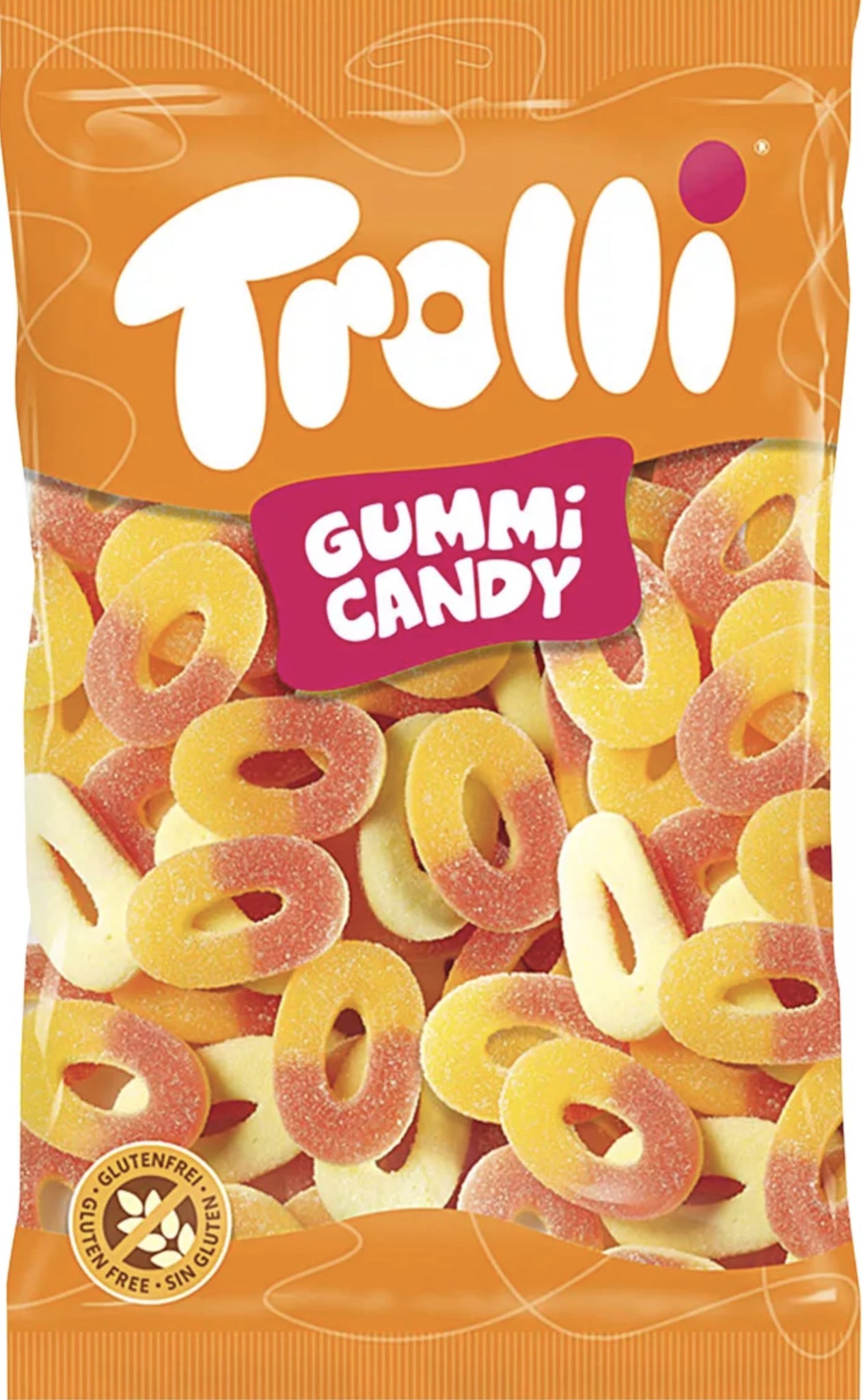 Trolli Perzikringen 1 Kilo