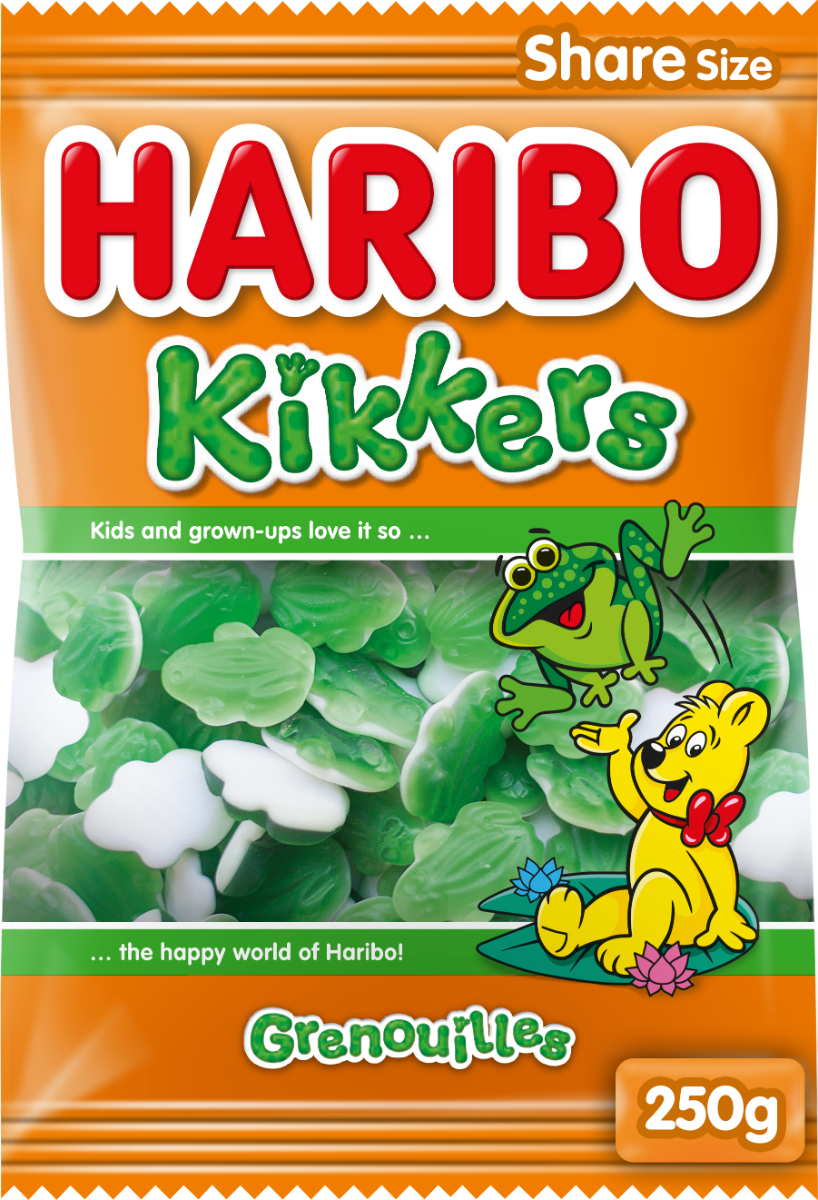 Haribo Kikkers 250 Gram